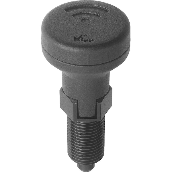 Indexing Plunger W Sensor, Size:4, M20X1, 5, D=10, Form:C W.Locking Slot Wo Locknut, Steel Hardened,